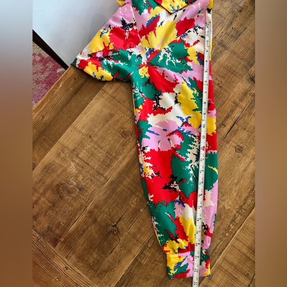 Vintage Alice Long Sleeve Abstract Blouse. Women’s Sz-10P. Colorful EUC - Picture 5 of 10